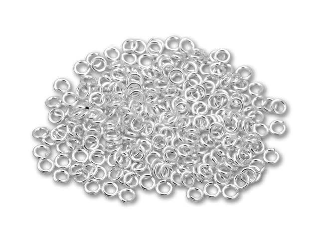 Artbeads Sterling Silver 0.65x2.8mm Open Jump Ring Pro Pack (250 Pcs)