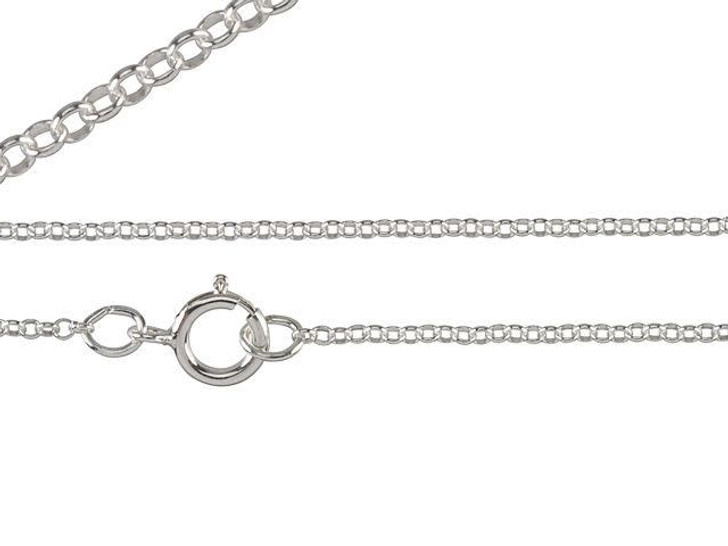 Titanium Chain Necklace with Locking Clasp - Eternity
