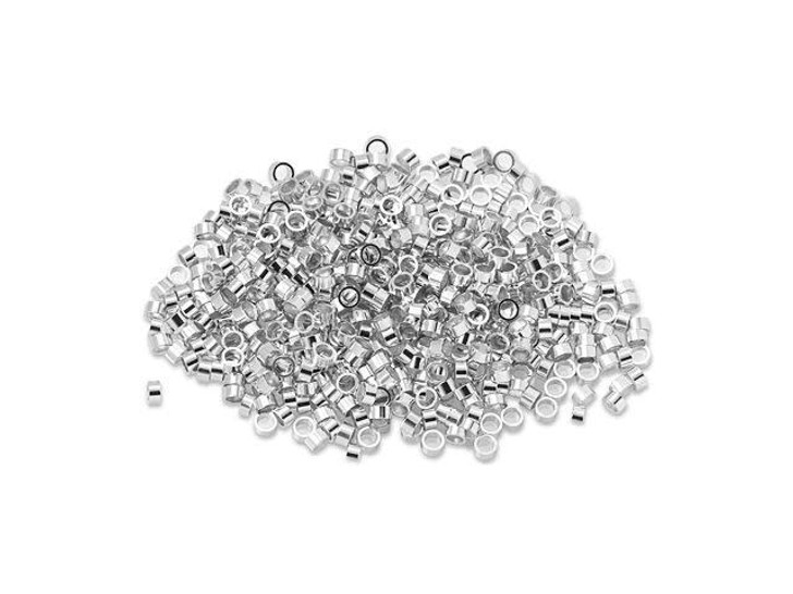 Artbeads Sterling Silver 1 x 2mm Crimp Tube Pro Pack (500 Pcs)