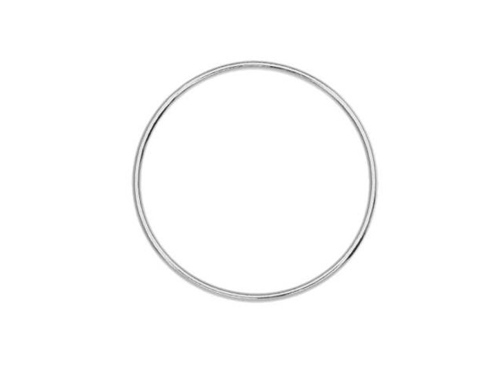 Sterling Silver 25mm 18 gauge Closed Round Jump Ring