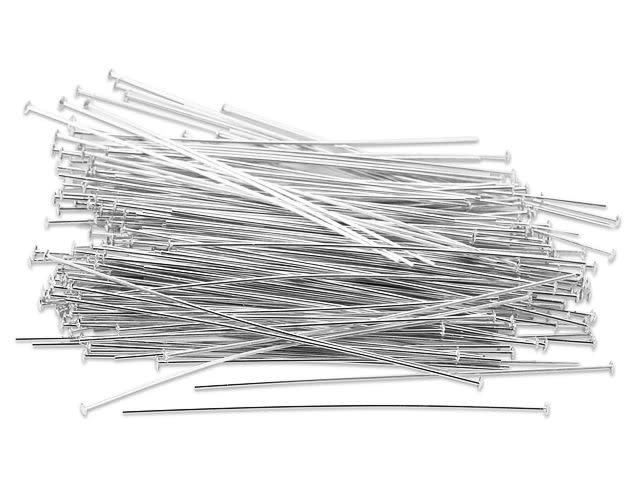 Artbeads Sterling Silver 2-Inch Head Pin, 24 Gauge Pro Pack (200 Pcs)
