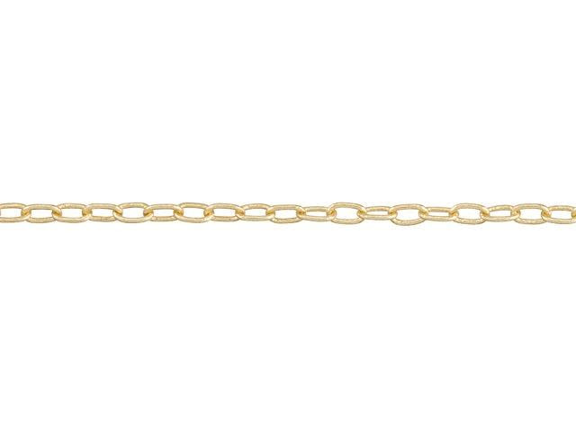1mm Satin Hamilton Gold-Plated Brass 