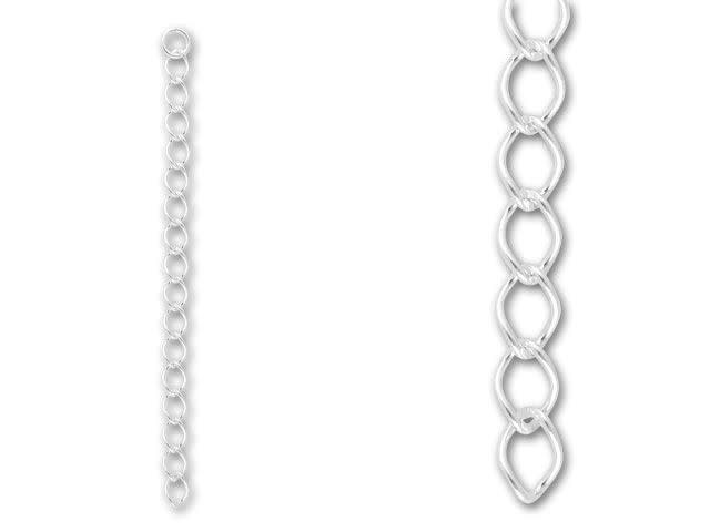 045 Sterling Silver Curb Chain Extender