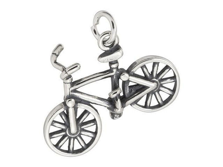 Sterling Silver Bicycle Charm