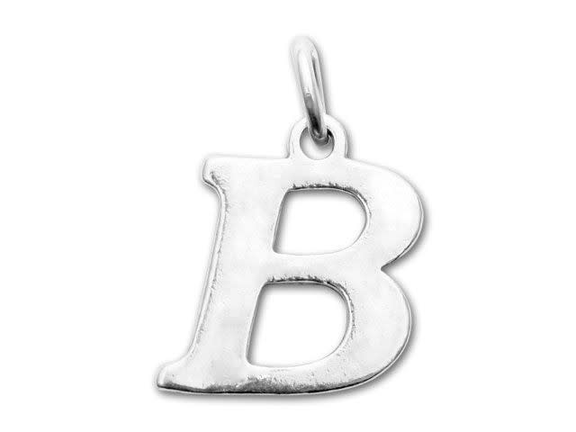 Sterling Silver Charms - Letter B