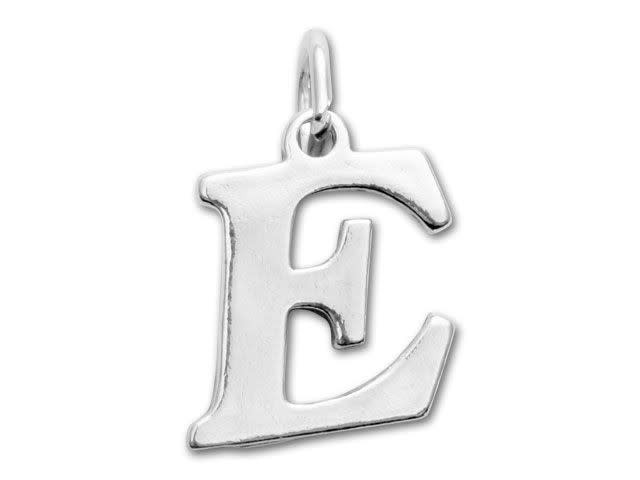 Sterling Silver Charms - Letter E