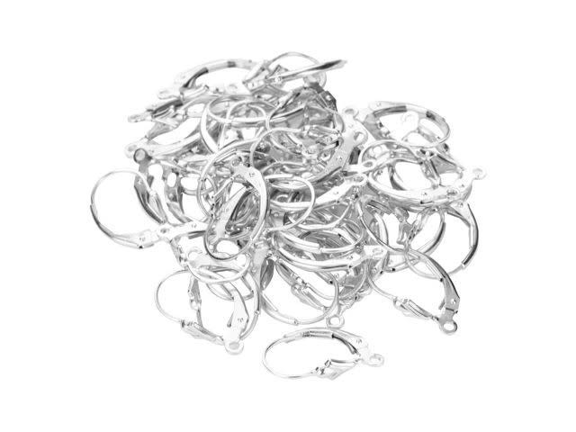 Artbeads Sterling Silver Fleur De Lis Lever-Back Earring Pro Pack (20 Pairs)