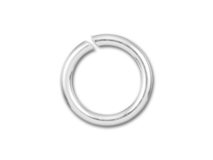 Sterling Silver Open Jump Ring - 0.030 x .230 inches (0.75 x 5.85mm) Sterling Silver Open Jump Ring - 0.030 x .230 inches (0.75 x 5.85mm)