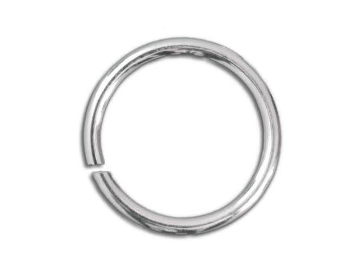 Sterling Silver Open Jump Ring - 0.035 x .290 inches (0.90 x 7.35mm)