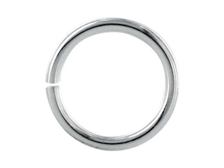 Sterling Silver Open Jump Ring 0.04 x .35 (1. x 9.0mm)