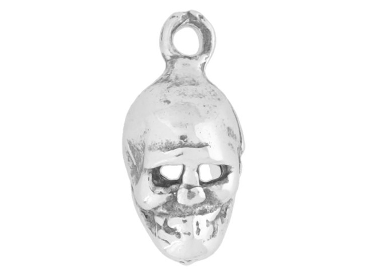 Artbeads Sterling Silver Small Skull Charm