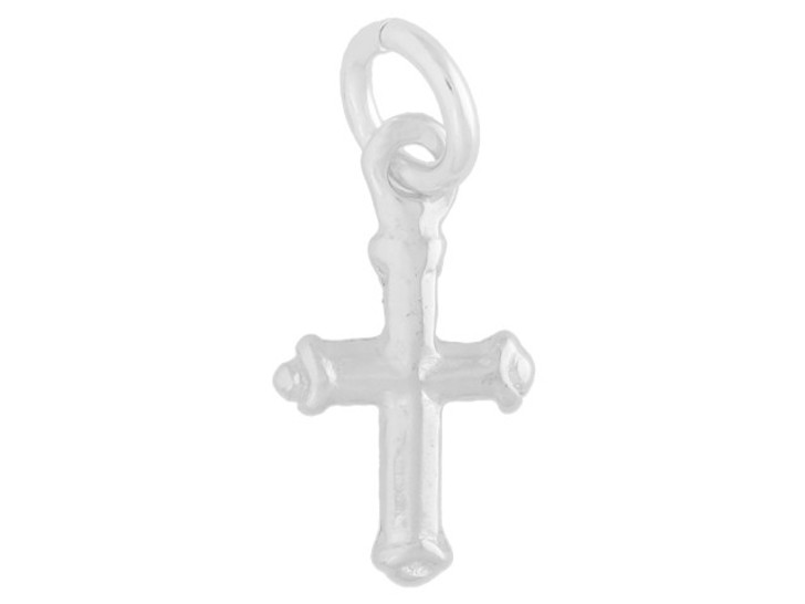 tiny crucifix charm