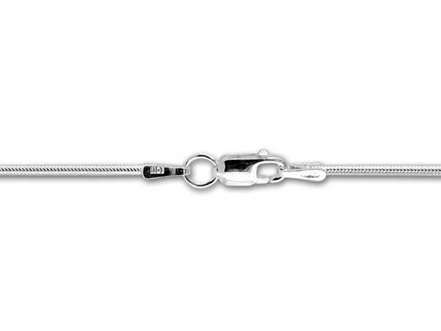 24-Inch Sterling Silver 1.2mm Snake Chain