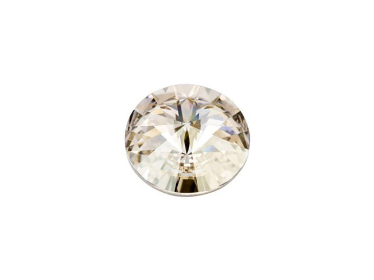 PRESTIGE Crystal Components 1122 12mm Rivoli Crystal Silver Shade