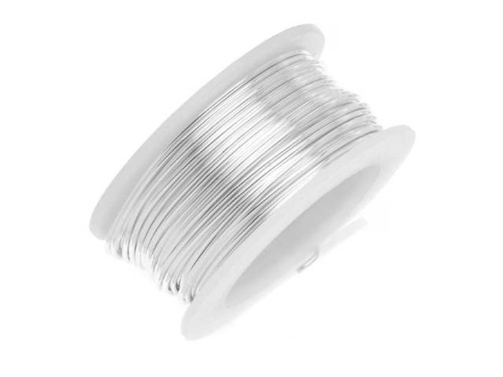 26-Gauge Silver Tarnish-Resistant Artistic Wire, 15-Yard Spool