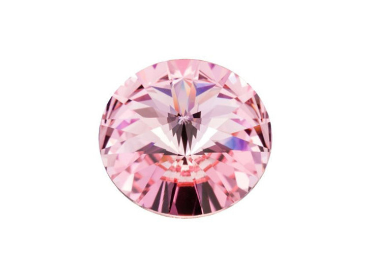 PRESTIGE Crystal Components 1122 14mm Rivoli Light Rose