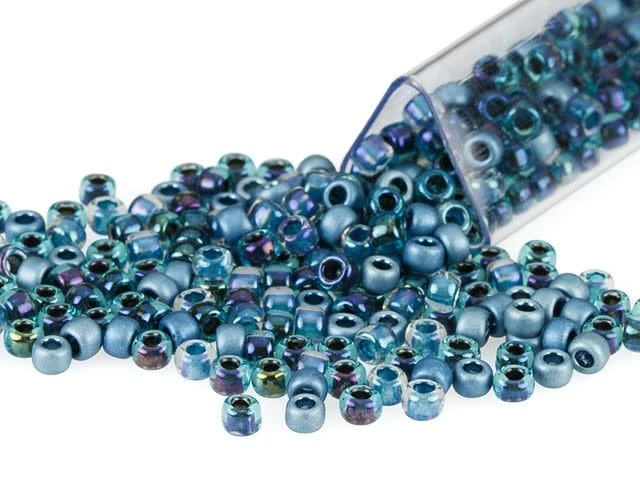 Artbeads Shibori Blue Designer Blend, TOHO 8/0 Round Seed Beads