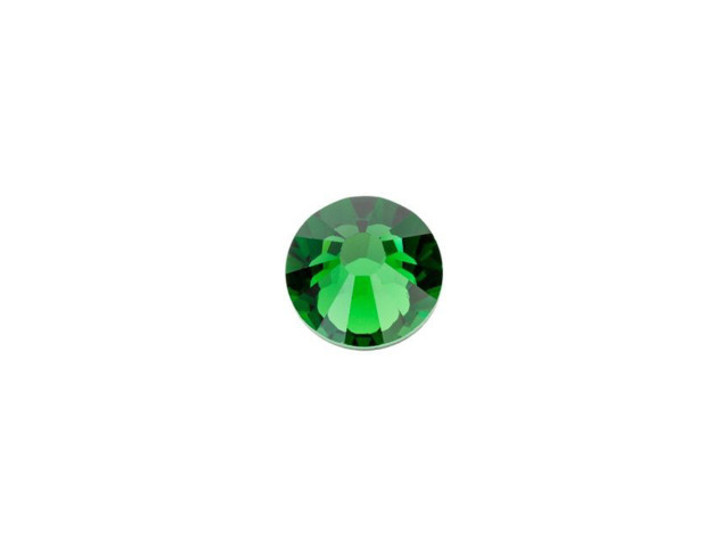 PRESTIGE Crystal Components 2058 SS20 Rose Enhanced Flatback Dark Moss Green