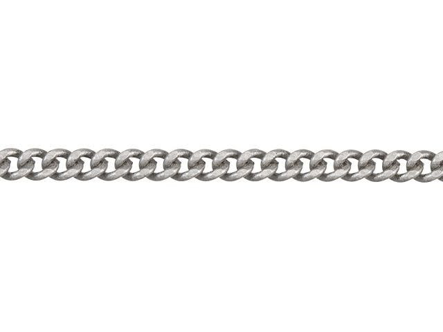 2mm Antique Silver-Plated Brass 