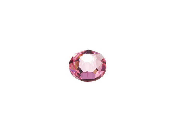 PRESTIGE Crystal Components 2088 SS20 Rose Flatback Light Rose