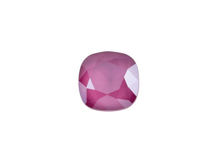 PRESTIGE Crystal Components 4470 10mm Cushion Fancy Stone Crystal Peony Pink Shiny LacquerPRO