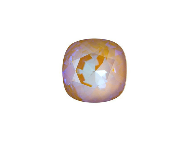 PRESTIGE Crystal Components 4470 12mm Cushion Fancy Stone Crystal Ochre DeLite LacquerPRO
