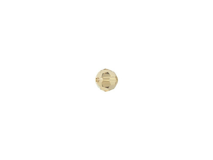 PRESTIGE Crystal Components 5000 3mm Faceted Round Crystal Golden Shadow PRESTIGE Crystal Components 5000 3mm Faceted Round Crystal Golden Shadow