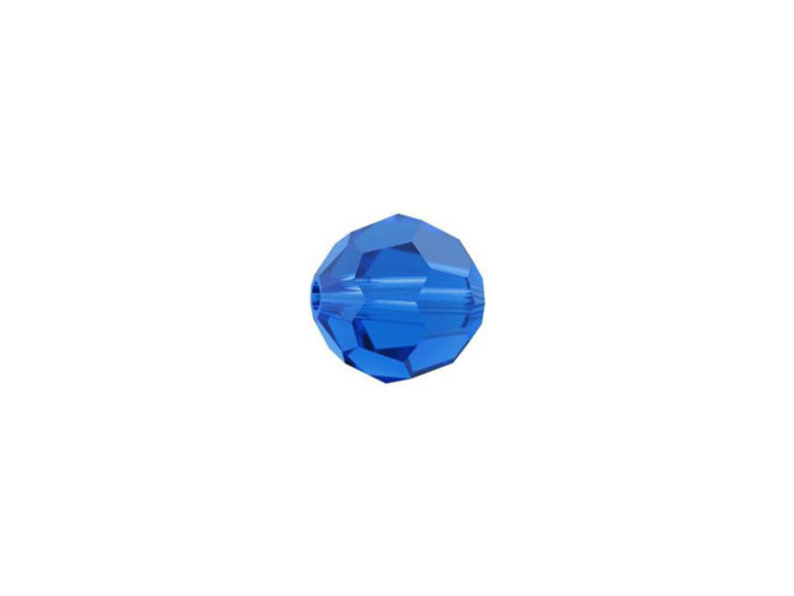 PRESTIGE Crystal Components 5000 6mm Faceted Round Capri Blue PRESTIGE Crystal Components 5000 6mm Faceted Round Capri Blue
