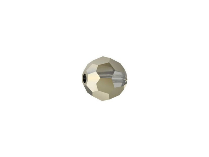 PRESTIGE Crystal Components 5000 6mm Faceted Round Crystal Metallic Light Gold 2X