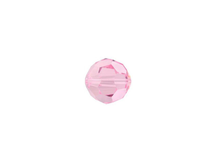 PRESTIGE Crystal Components 5000 6mm Faceted Round Light Rose PRESTIGE Crystal Components 5000 6mm Faceted Round Light Rose