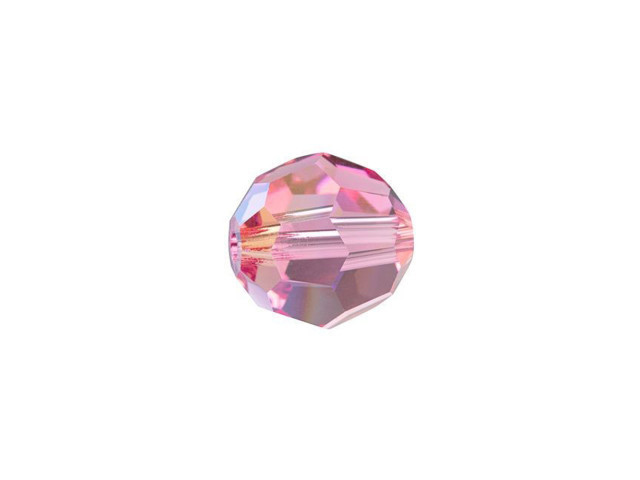 PRESTIGE Crystal Components 5000 8mm Faceted Round Rose Shimmer