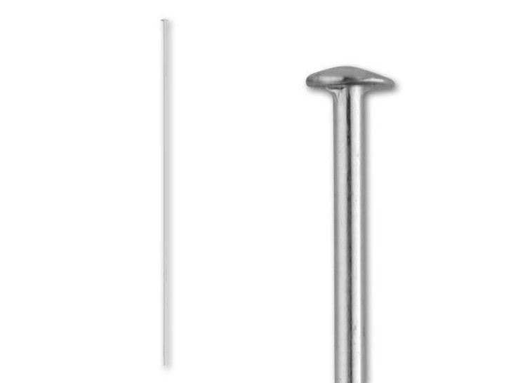 3-inch Head Pin, 22 Gauge (Sterling Silver)