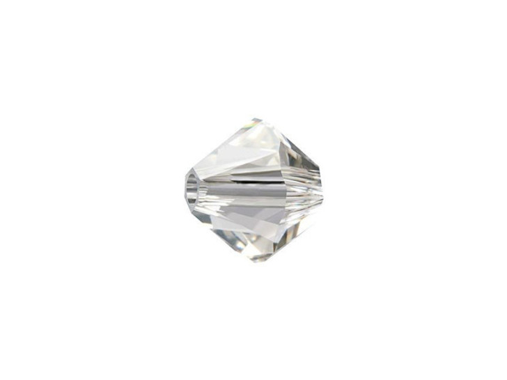 PRESTIGE Crystal Components 5328 8mm Bicone Bead Crystal Silver Shade