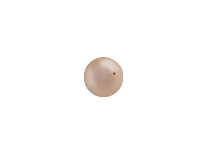 PRESTIGE Crystal Components 5810 6mm Round Crystal Pearl Peach Bead