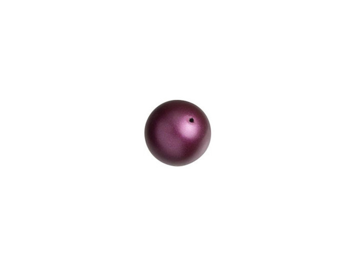 PRESTIGE Crystal Components 5810 6mm Round Pearl Elderberry Bead
