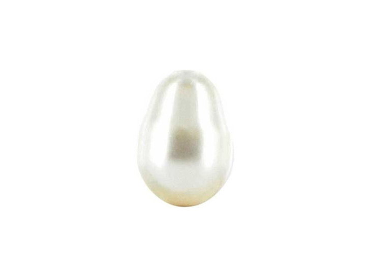 PRESTIGE Crystal Components 5821 11x8mm Pear-Shaped Crystal Pearl Cream Bead