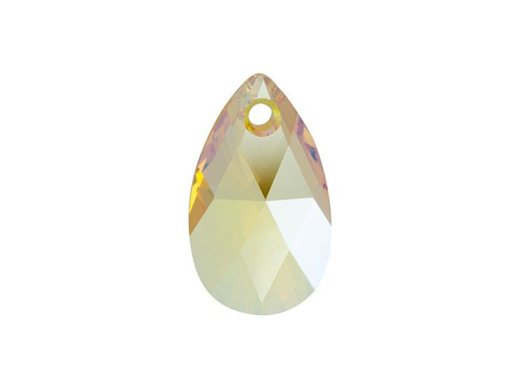 PRESTIGE Crystal Components 6106 22mm Pear-Shaped Pendant Light Topaz Shimmer