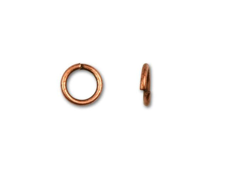 6mm Gold Filled 20.5 ga. Open Jump Rings (25 pcs.) -YGF-OJR