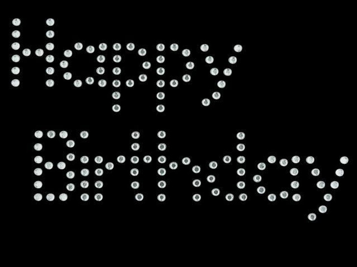 Clearance - Was $7.39 - Crystal-it 75 47x86mm Happy Birthday Paper Transfer