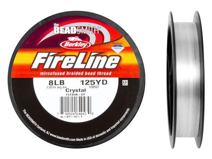 The BeadSmith Crystal Clear FireLine - 125 Yards (8-Pound Test