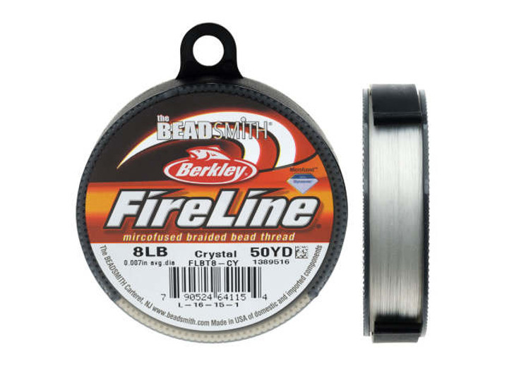 The BeadSmith Crystal Clear FireLine - 50 Yards (8-Pound Test