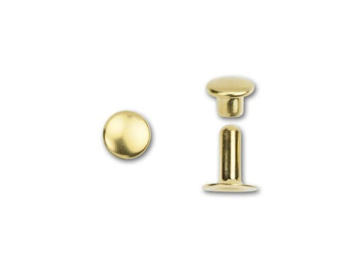 TierraCast 6mm Gold-Plated Brass Rivet Set (10pc Pack) TierraCast 6mm Gold-Plated Brass Rivet Set (10pc Pack)