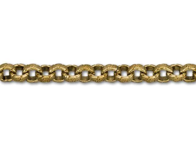 6.3mm Antique Brass-Plated Vintage 