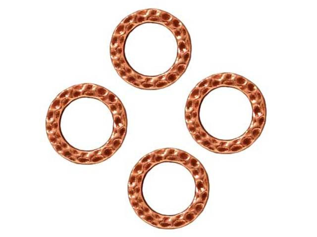 TierraCast Antique Copper Small Hammered Ring