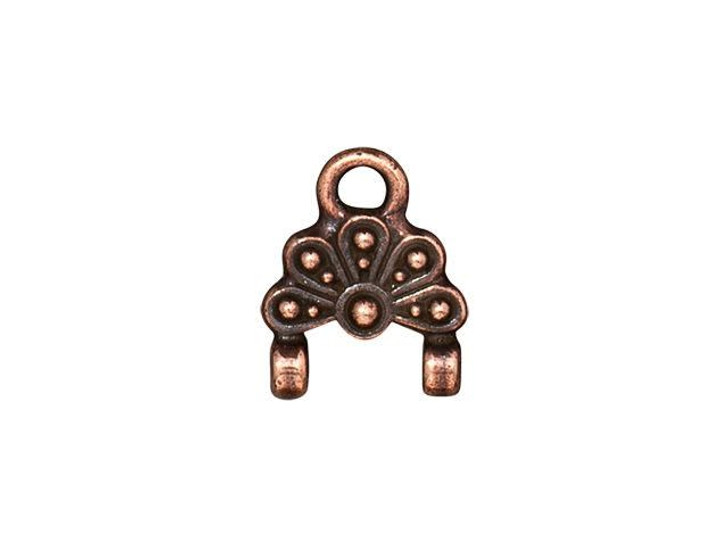 TierraCast Antique Copper-Plated Pewter Oasis Stitch-In Link