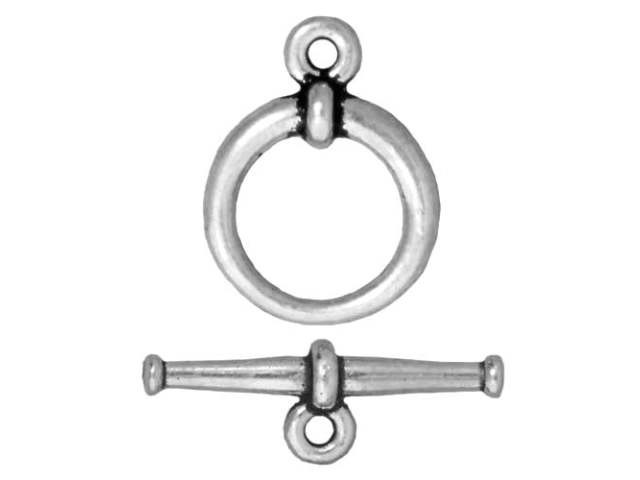 TierraCast Antique Silver Large Tapered Clasp Set