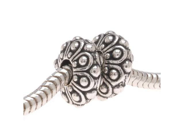 TierraCast Antique Silver-Plated Pewter Casbah EuroBead