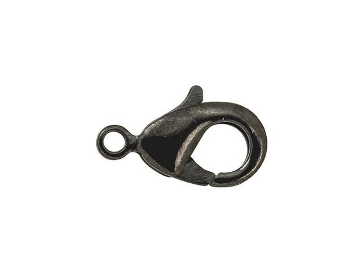 TierraCast Black Finish 12 x 7mm Lobster Clasp