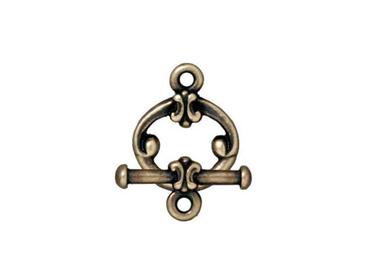 TierraCast Oxidized Brass-Plate Classic Clasp Set
