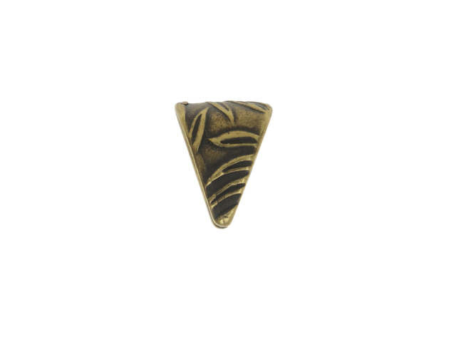 TierraCast Oxidized Brass-Plate Small Jardin Pinch Bail